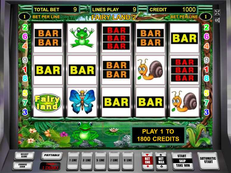 Скриншот игрового автомата Fairy Land